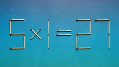 Du behöver bara flytta två tändstickor för att få rätt svar: ett pussel för genier